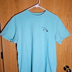 Billabong Tee Shirt Men's Size M Aqua Hawaii Fair 🌴